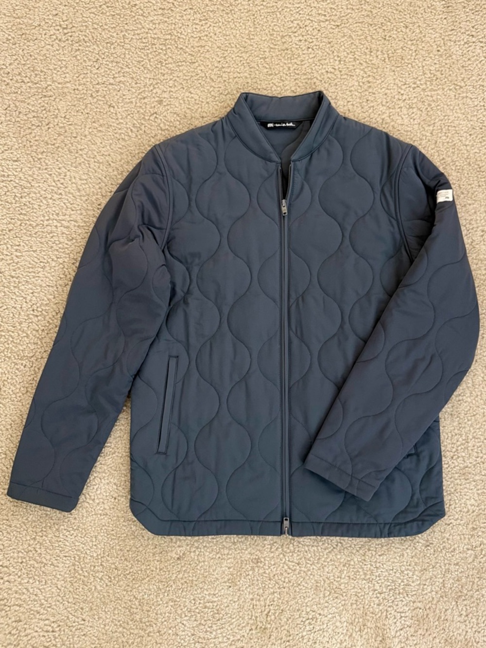 TravisMathew Quilted Bomber Jacket